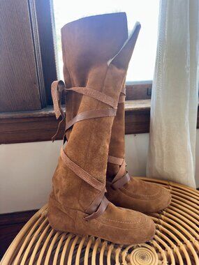 Brother Vellies Sample Knee High Boots